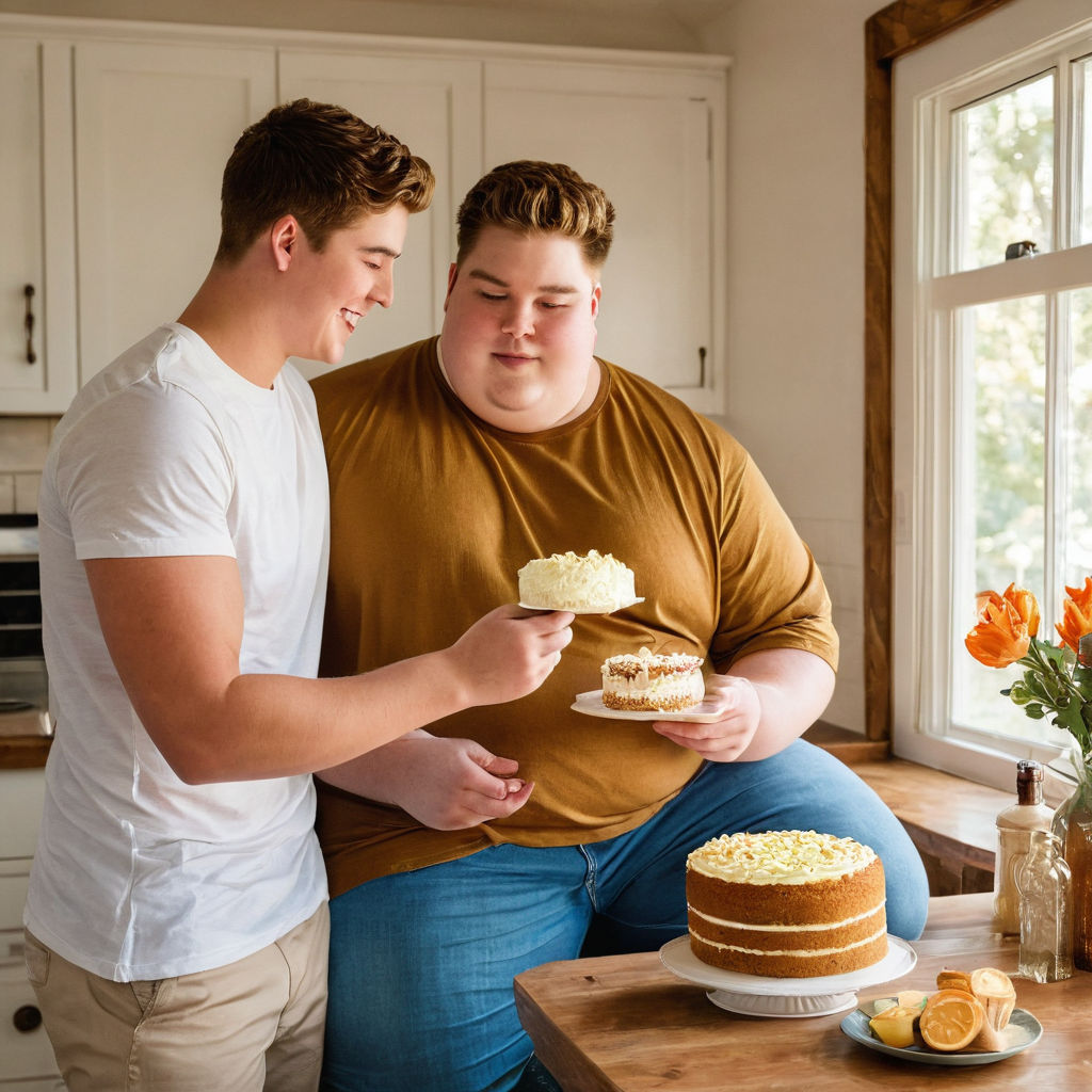 two 13-year-old chubby fat obese pregnant blond gay boys