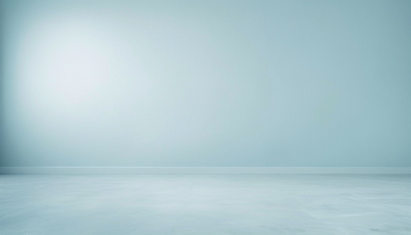 Serene Minimalist Light Gray and Blue Interior Art