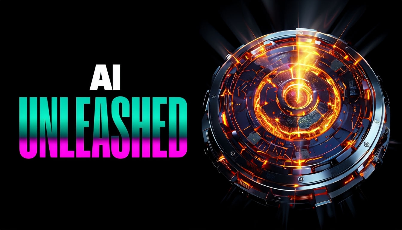 AI Unleashed Futuristic Digital Art with Energy Core Social Media Post