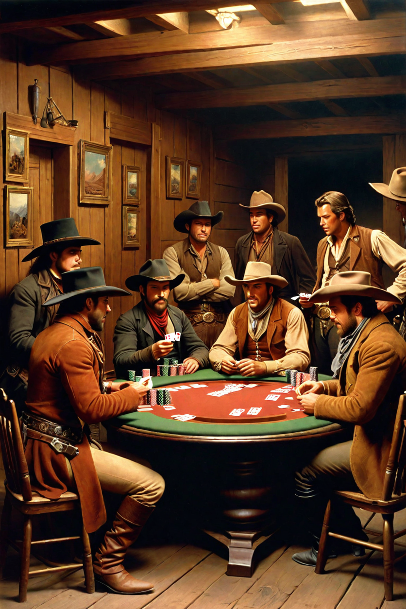 Wild west poker game in Saloon by Jacek “Jacenty” - Playground