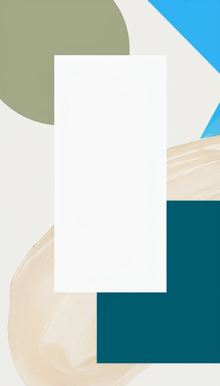 Modern Abstract Geometric Social Media Template Design