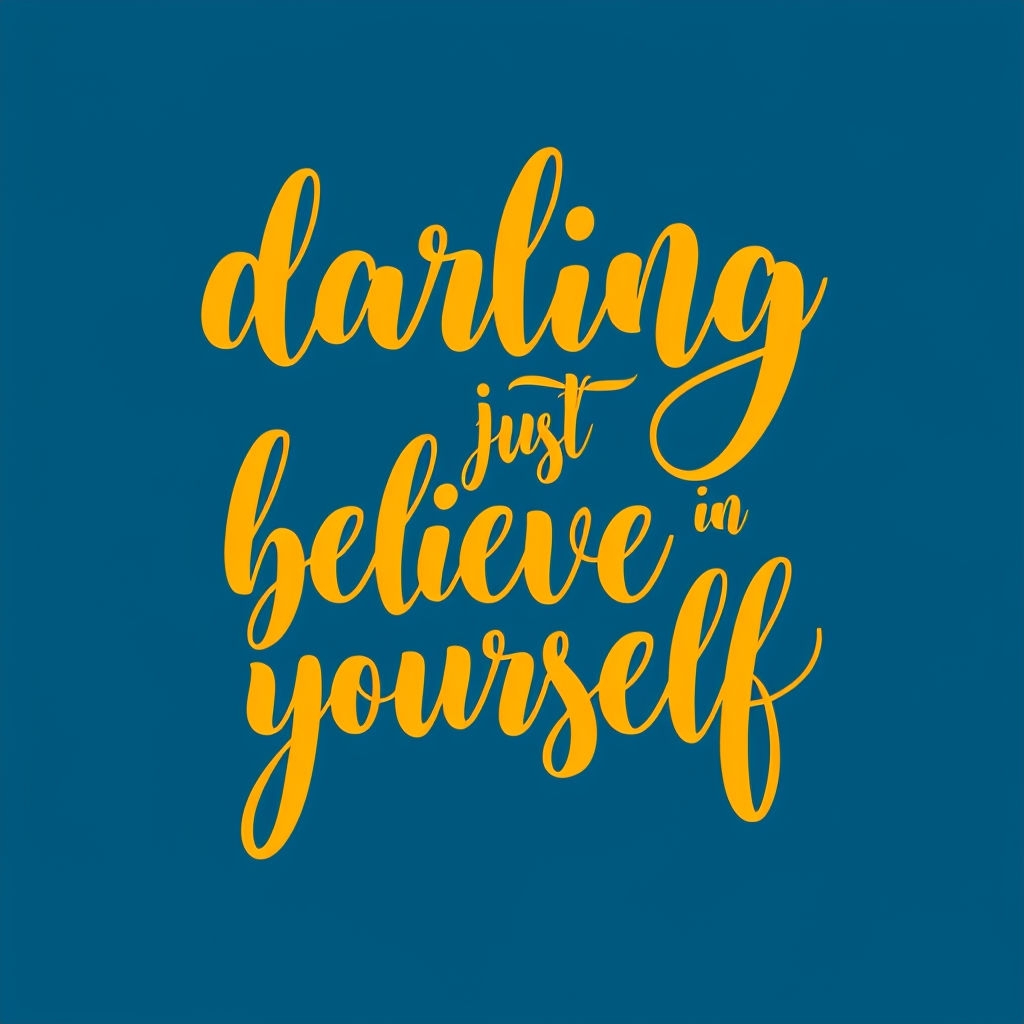 Uplifting Motivational Quote on Dark Teal Background Social Media Post