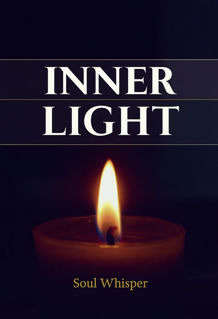 Inner Light Candle Flame Self-Help Book Cover Design EBook Cover