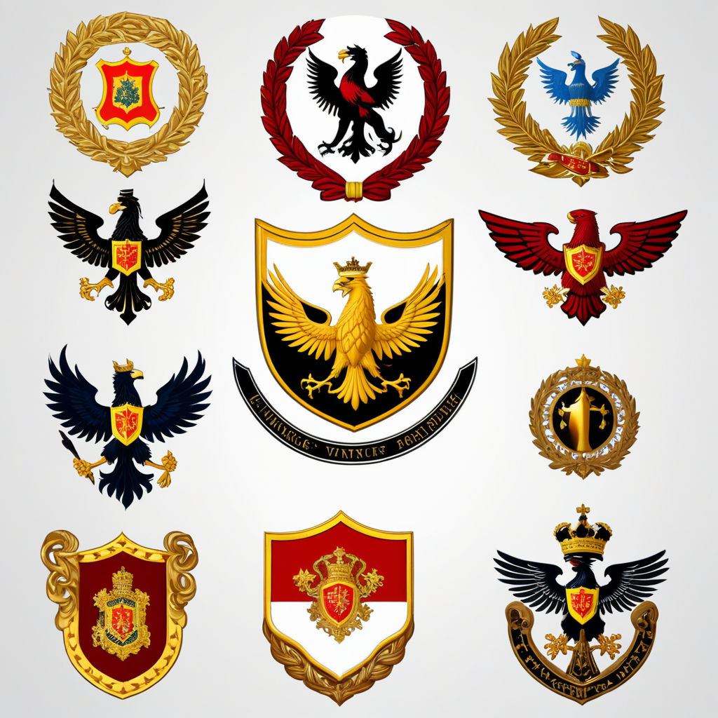 Coat of arms templates by Elivelton Gomes - Playground