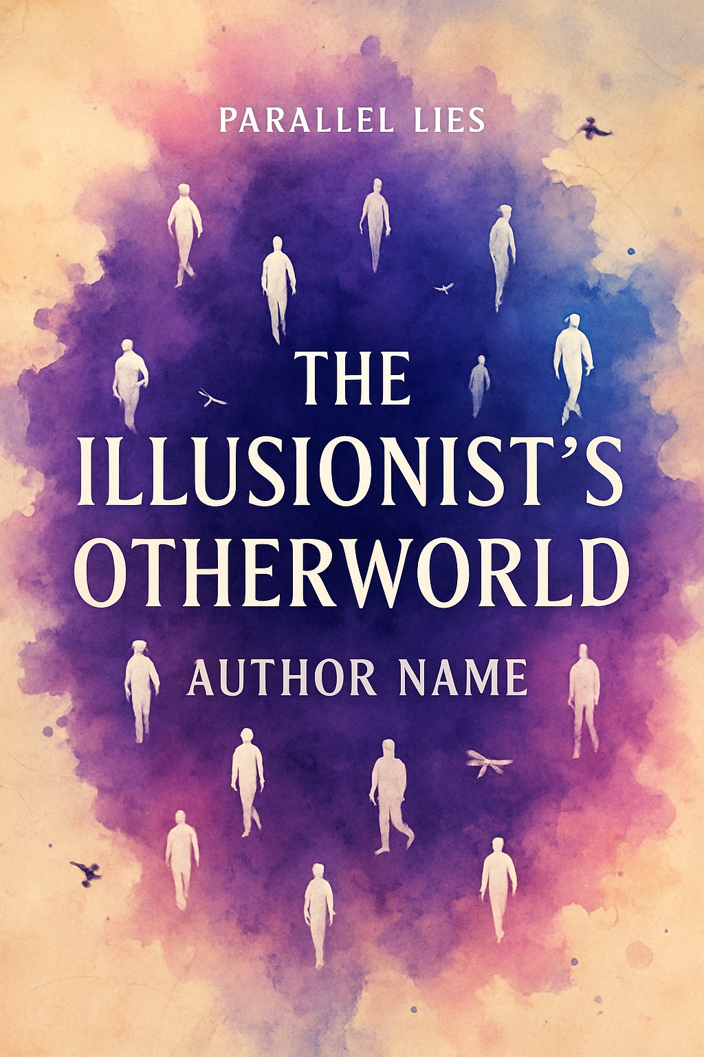 Enigmatic Abstract Watercolor Illusionist's Otherworld EBook Cover