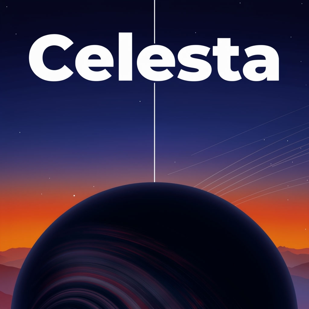 Futuristic Celesta Cosmic Atmosphere Digital Illustration Spotify Album Cover