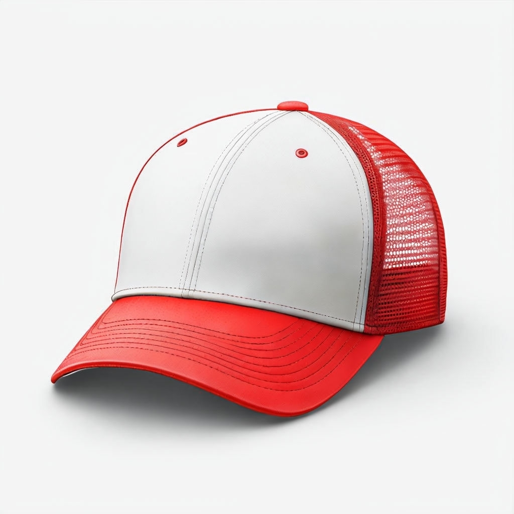 Customizable Scarlet Red Baseball Cap Mockup Template Mockups