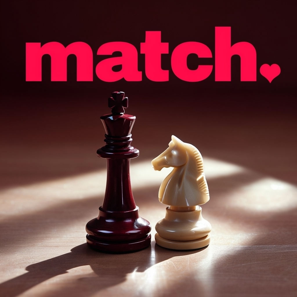 Romantic Chess Match with Glossy King and Knight Cover Art for Spotify Album Cover
