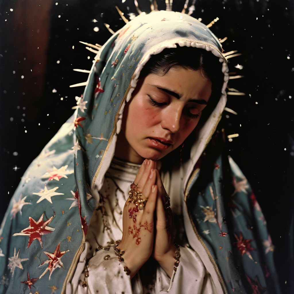 our lady of guadalupe crying