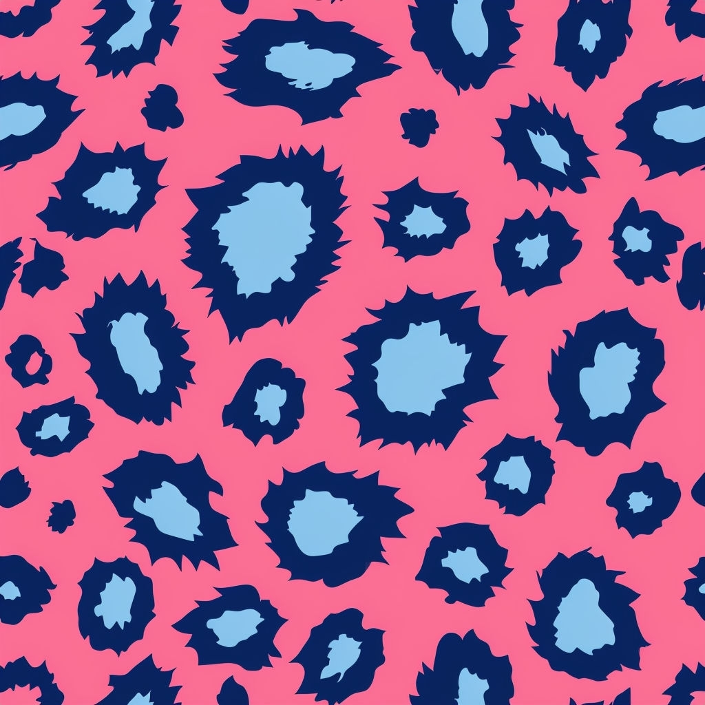 Vibrant Coral Leopard Spots Seamless Pattern for Creative Designs