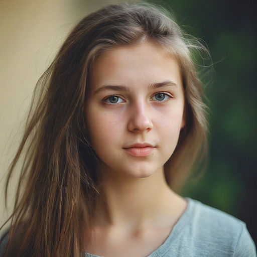 Portrait of a beautiful girl of 24 years old by aliaksandr vasilevich ...