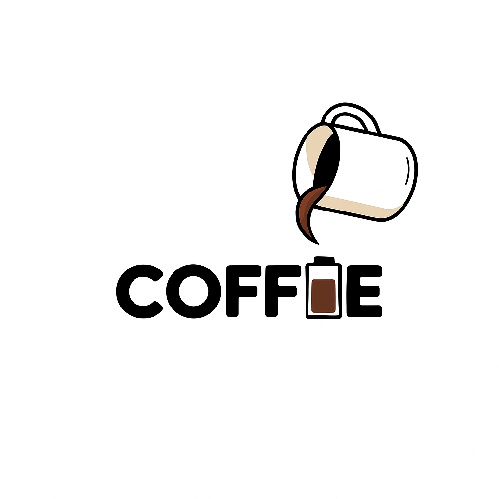 Playful Coffee and Energy Design Minimalist Mug