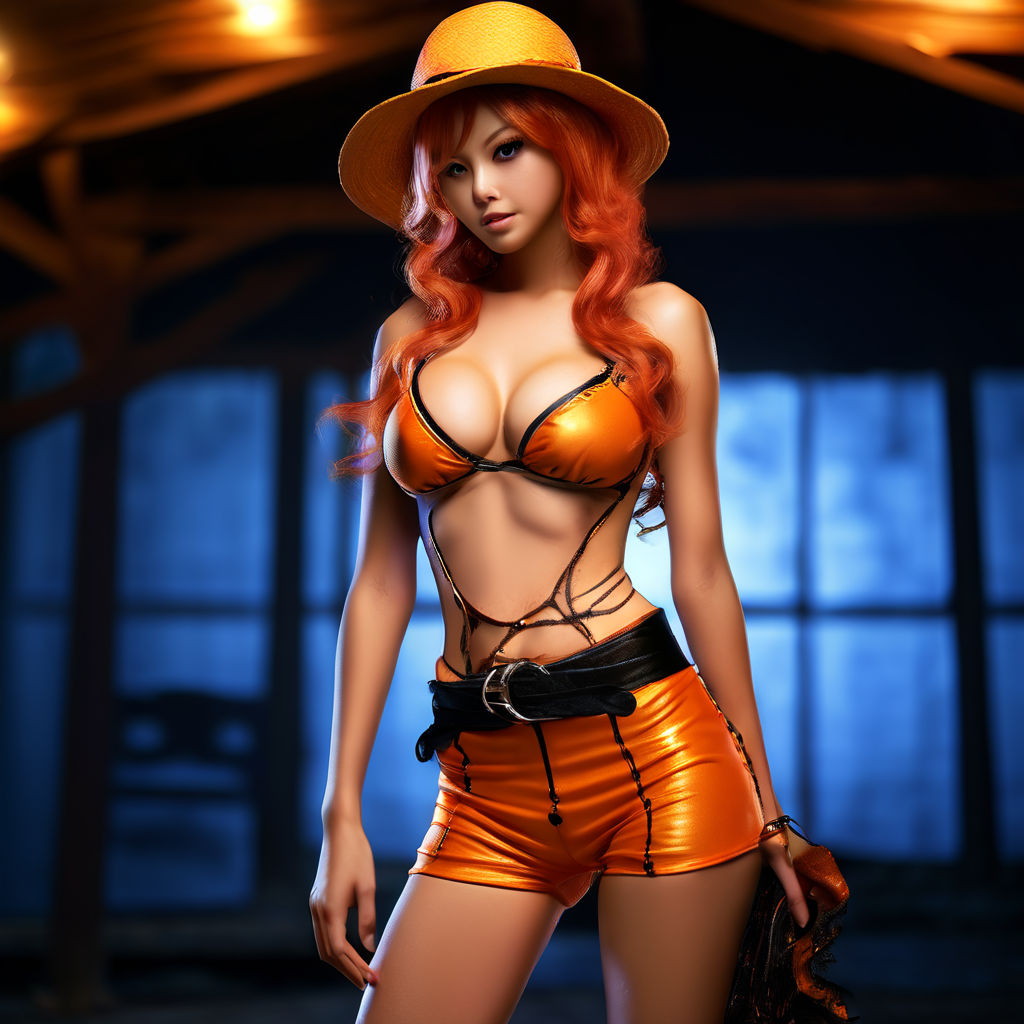 anime sexy busty nami one piece