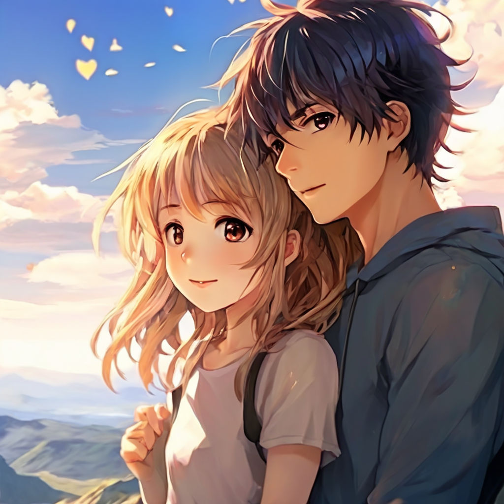 cute anime couple