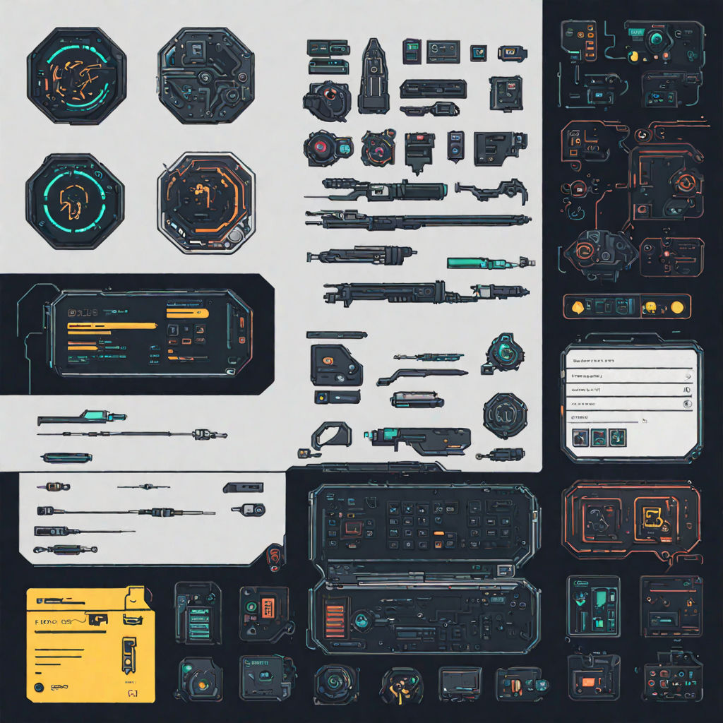 Cyberpunk ui pack by Emil Olsson - Playground