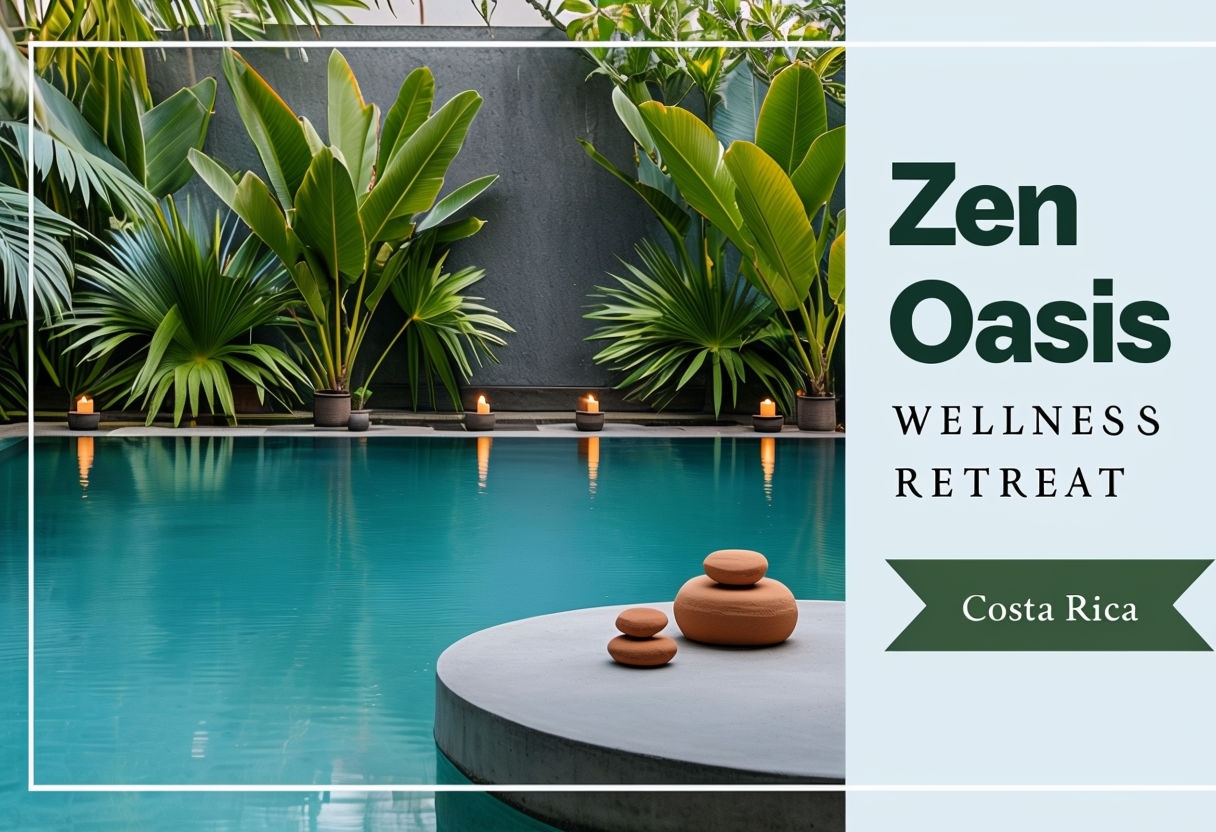 Tranquil Zen Oasis Wellness Retreat Advertisement Post