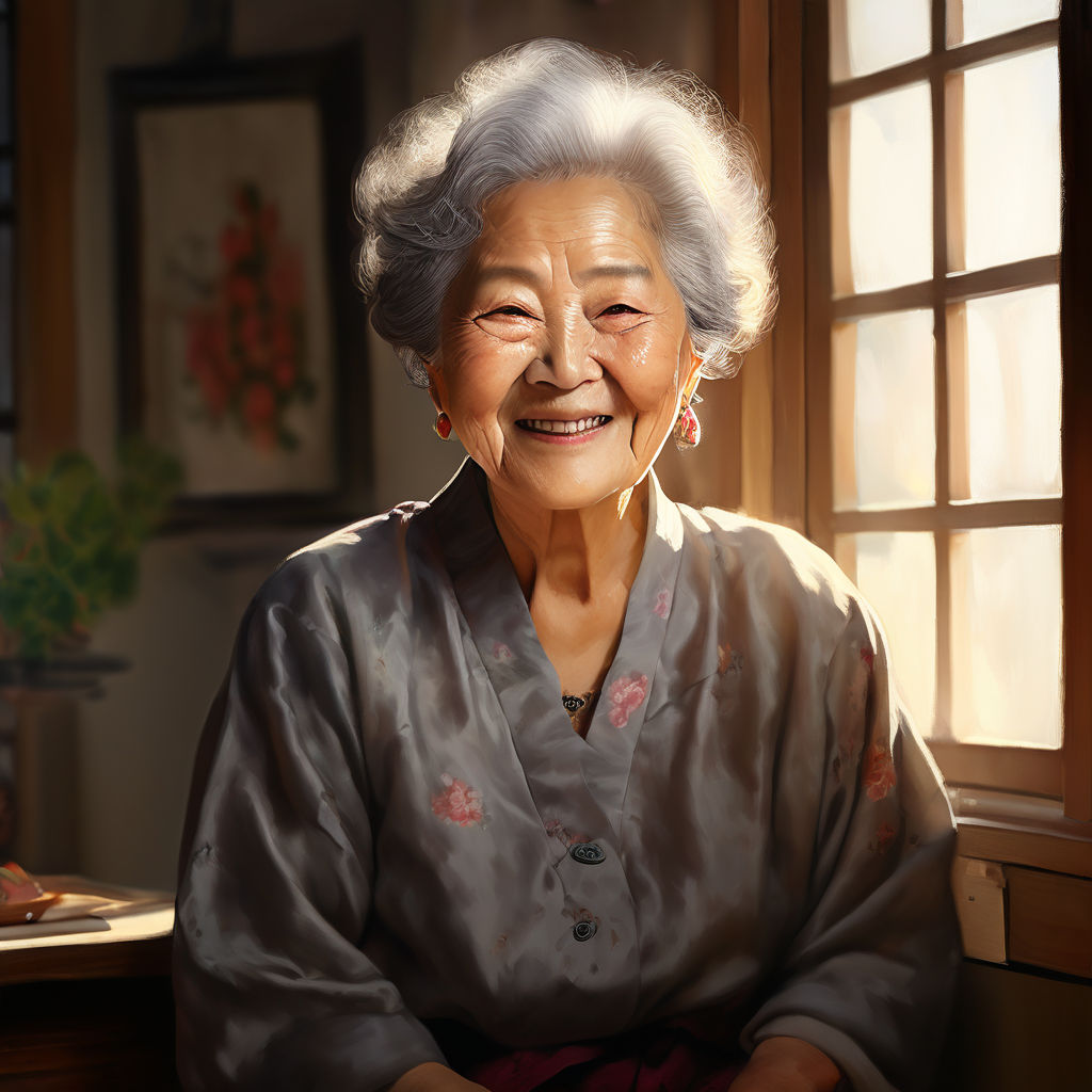 Elderly Korean grandmother in her 60s by 30621임가민 - Playground