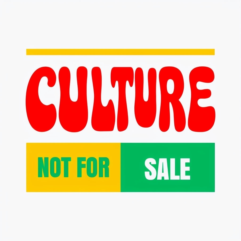 Vibrant Culture Not For Sale Graphic Design Mug