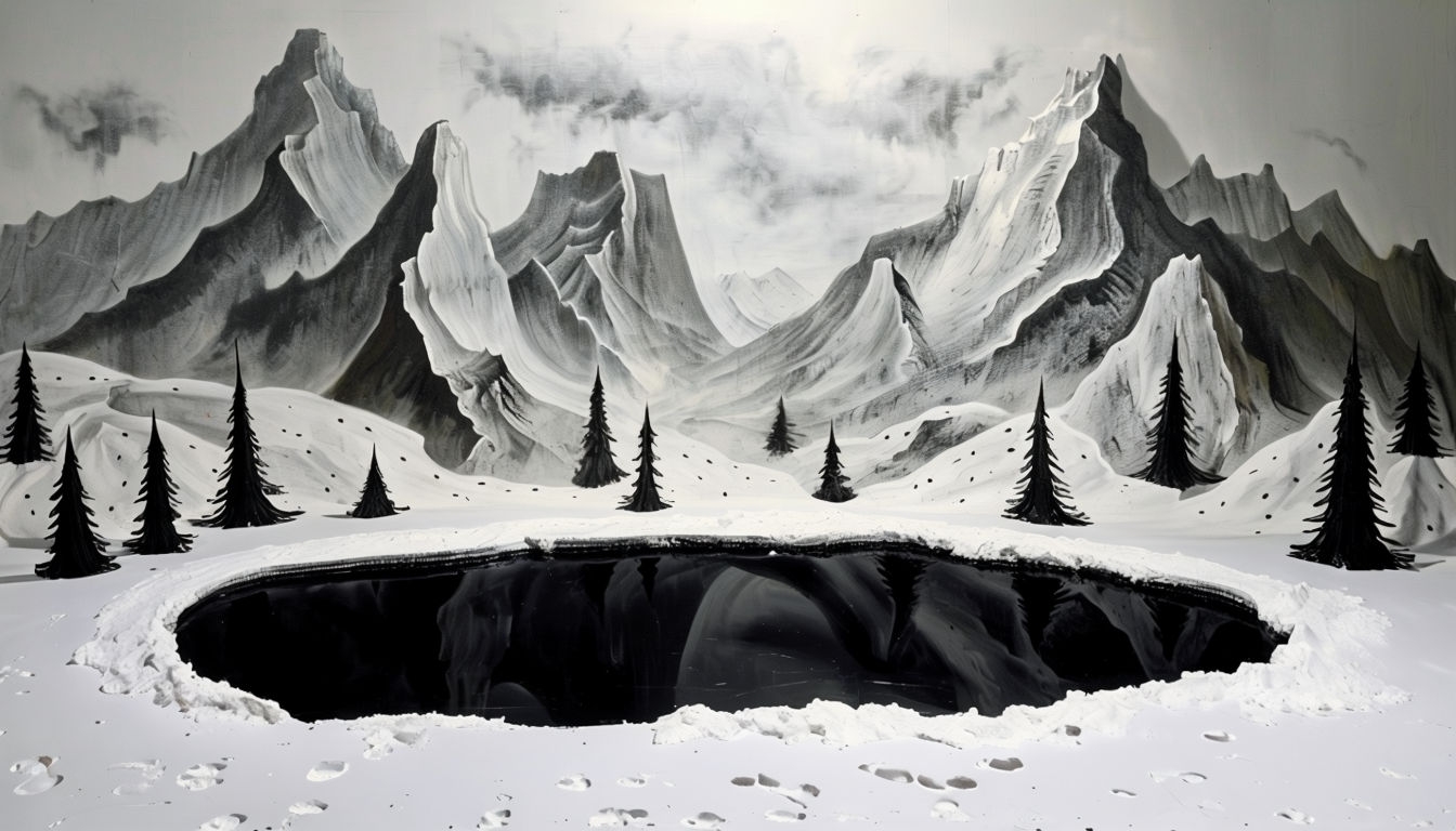 Baroque Winter Landscape Indoor Scene Virtual Background