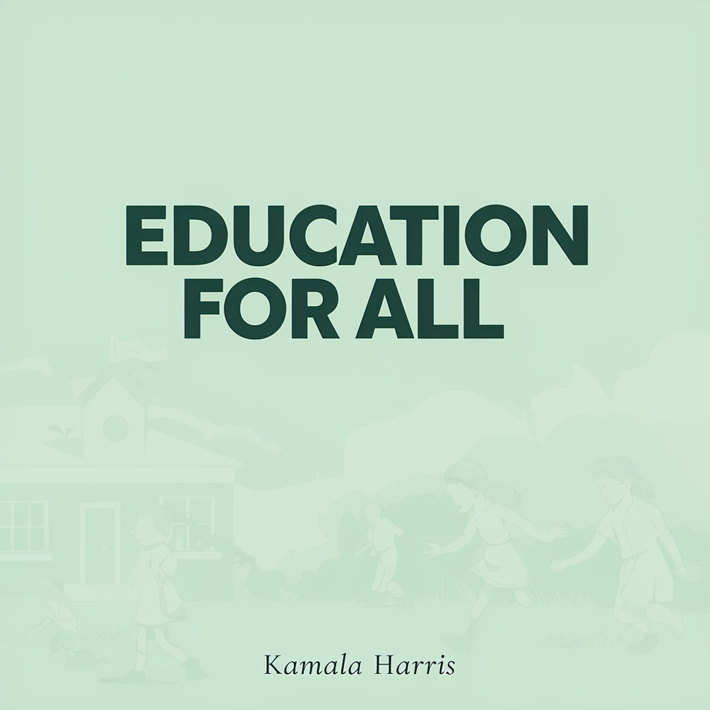 Education for All Kamala Harris Commitment to Reform Social Media Post