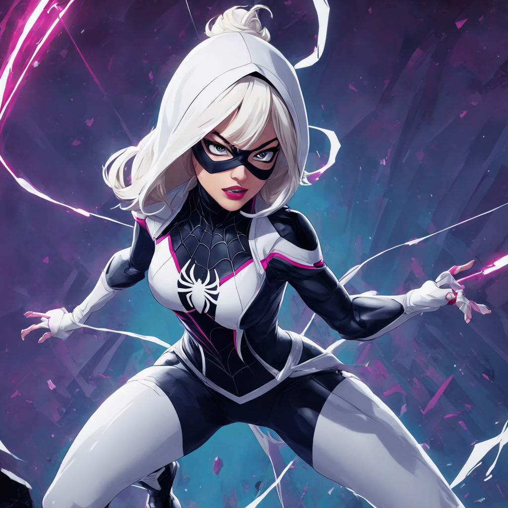 spider-gwen super detailed full body