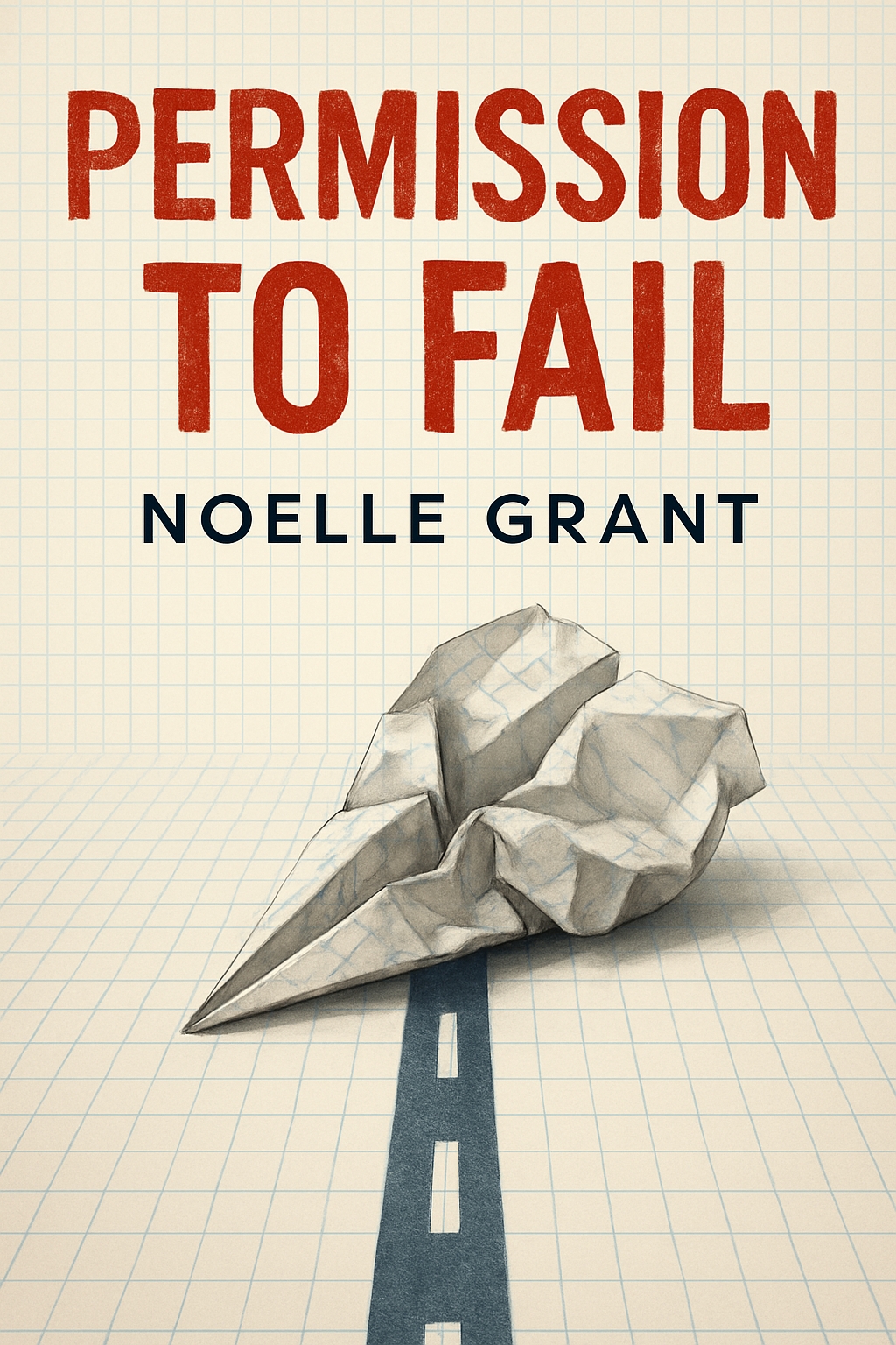 Modern Minimalist Design for Permission to Fail EBook Cover