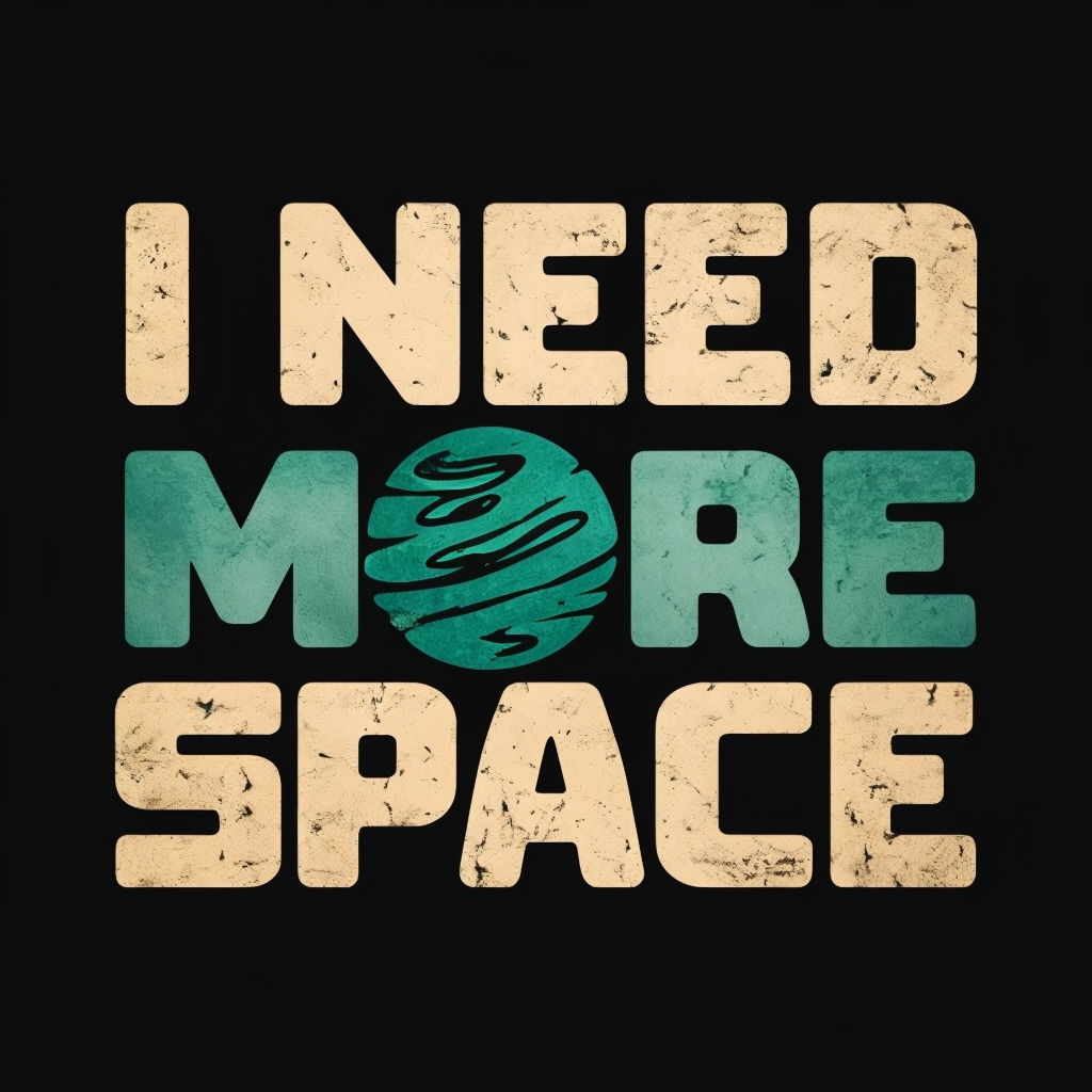 I Need More Space Retro Graphic T-Shirt