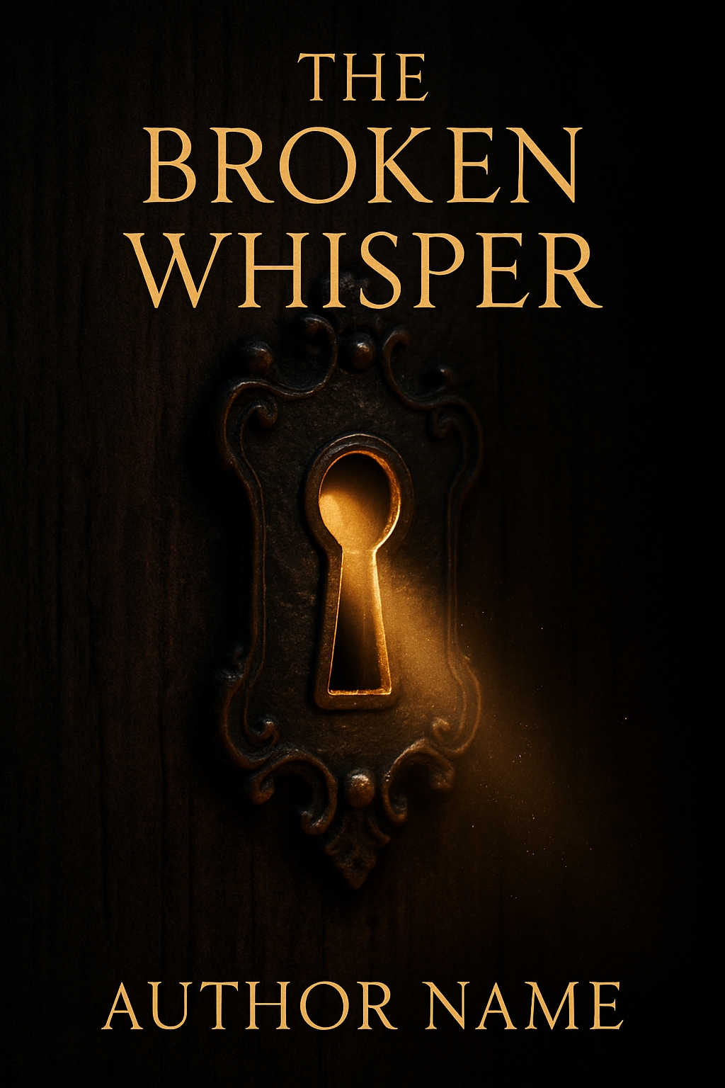 The Broken Whisper Antique Keyhole Mystery EBook Cover