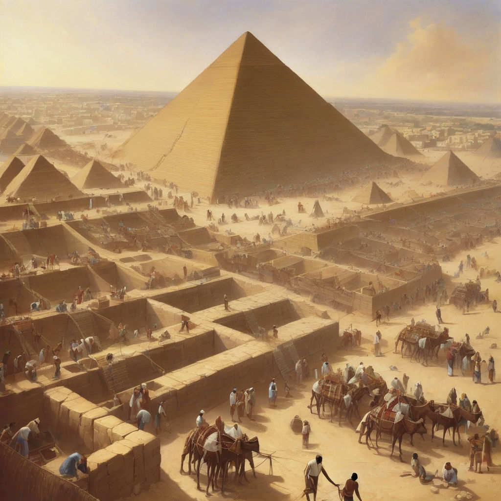 Building Of The Pyramids