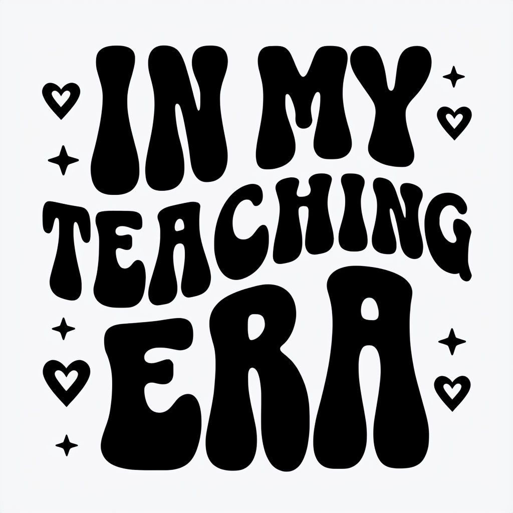 In My Teaching Era Retro Typography Design Mug