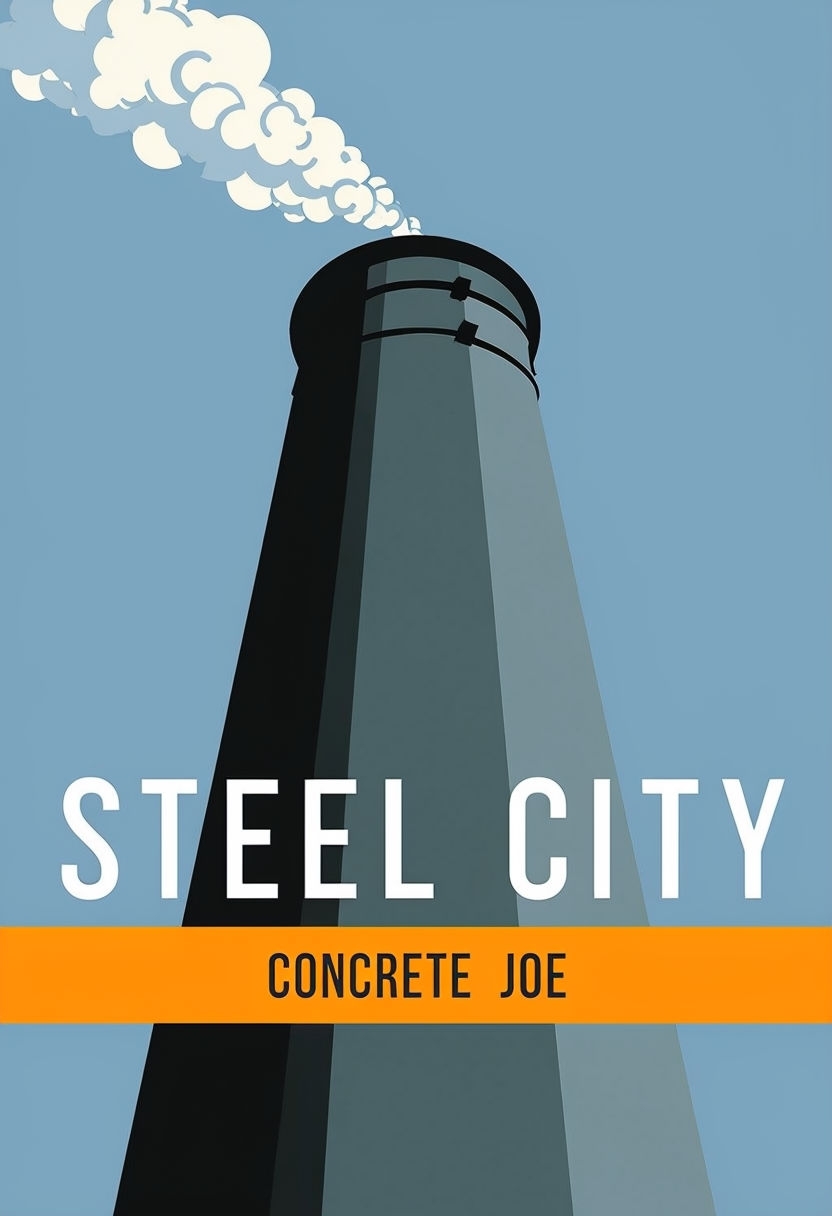 Stylized Steel City Urban Thriller Graphic EBook Cover