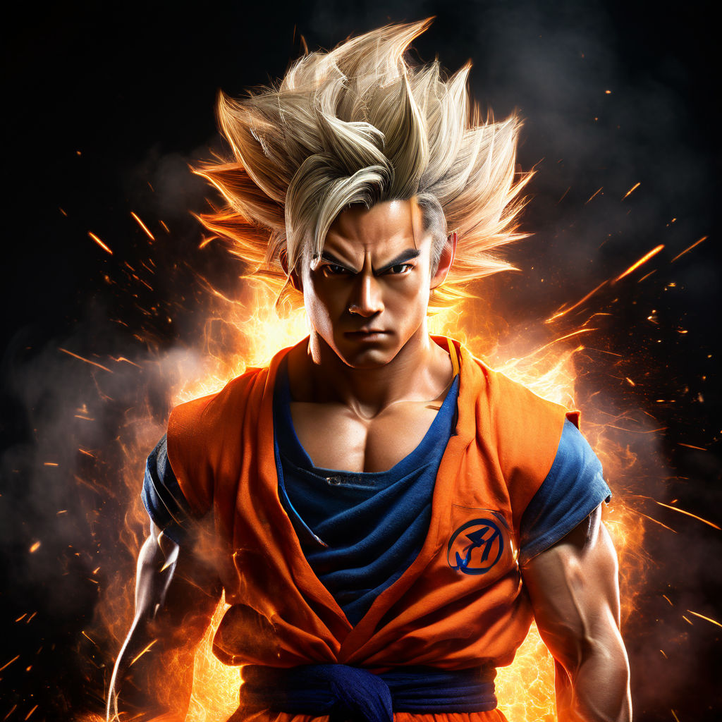 Goku real life ssj by Deinyer Soto - Playground