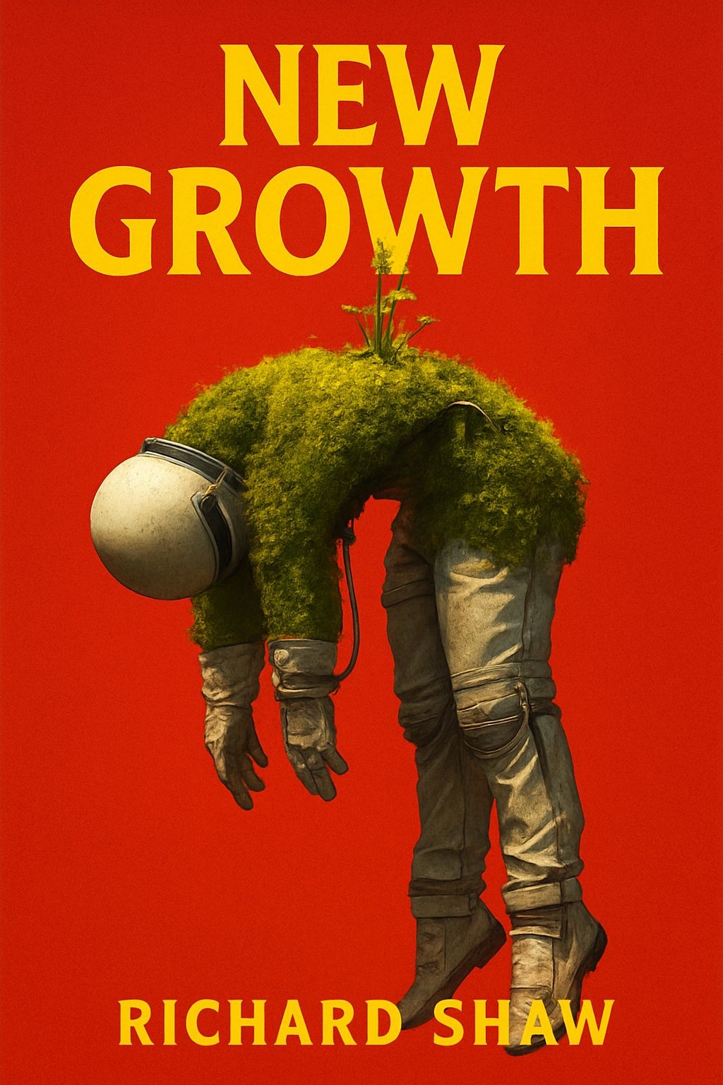 Surreal Astronaut with Moss Book Cover Design by Richard Shaw EBook Cover