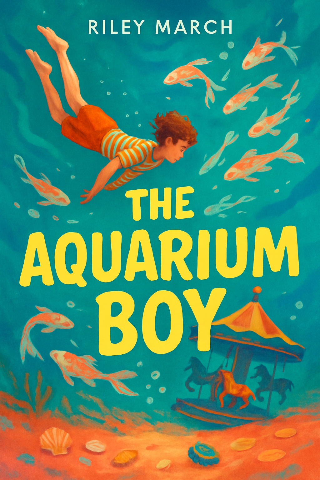 Whimsical Underwater Adventure of The Aquarium Boy EBook Cover
