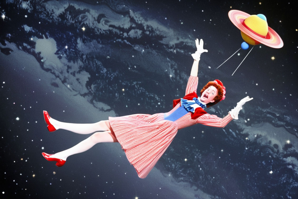 Supercalifragilisticexpialidocious floating in space. by Ash - Playground