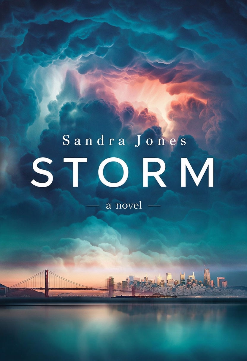 Dramatic Surreal Storm Novel Book Cover Art