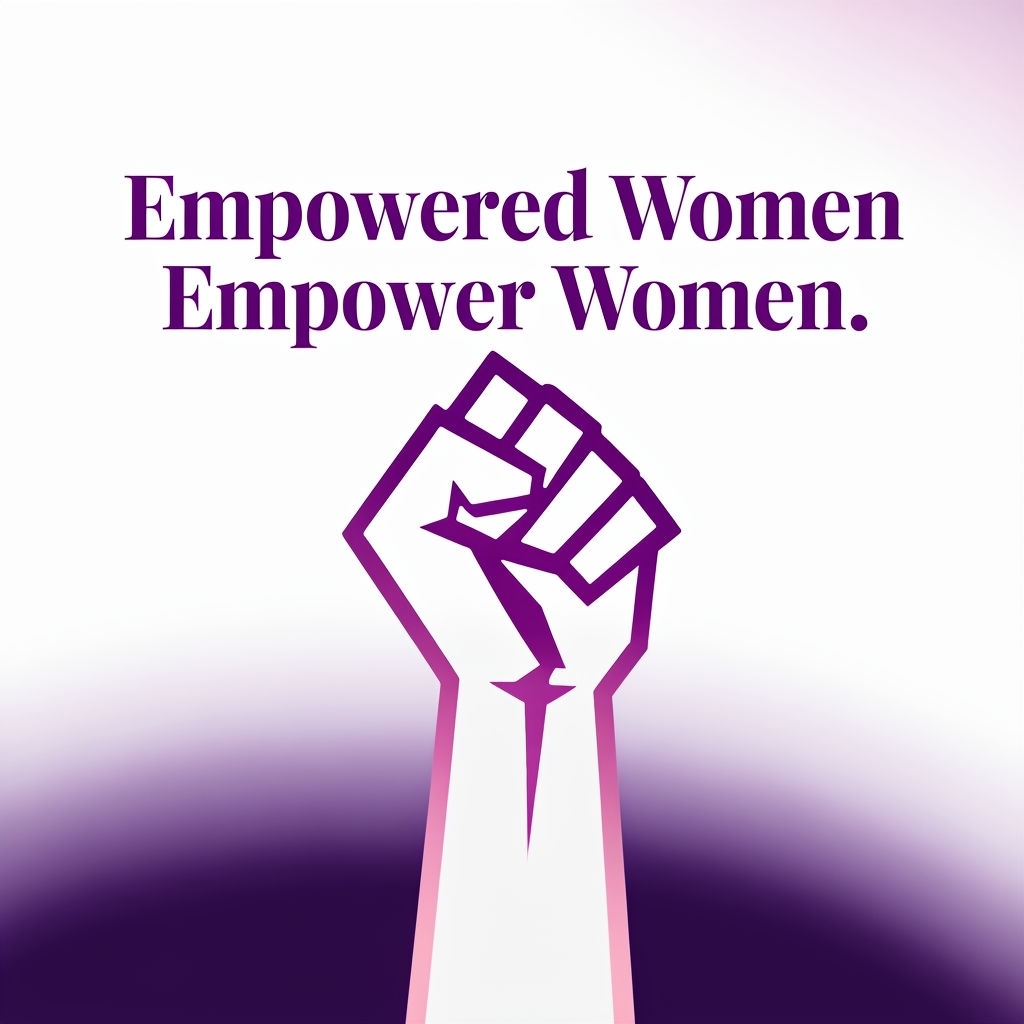 Empowered Women Empower Women Minimalist Graphic Social Media Post