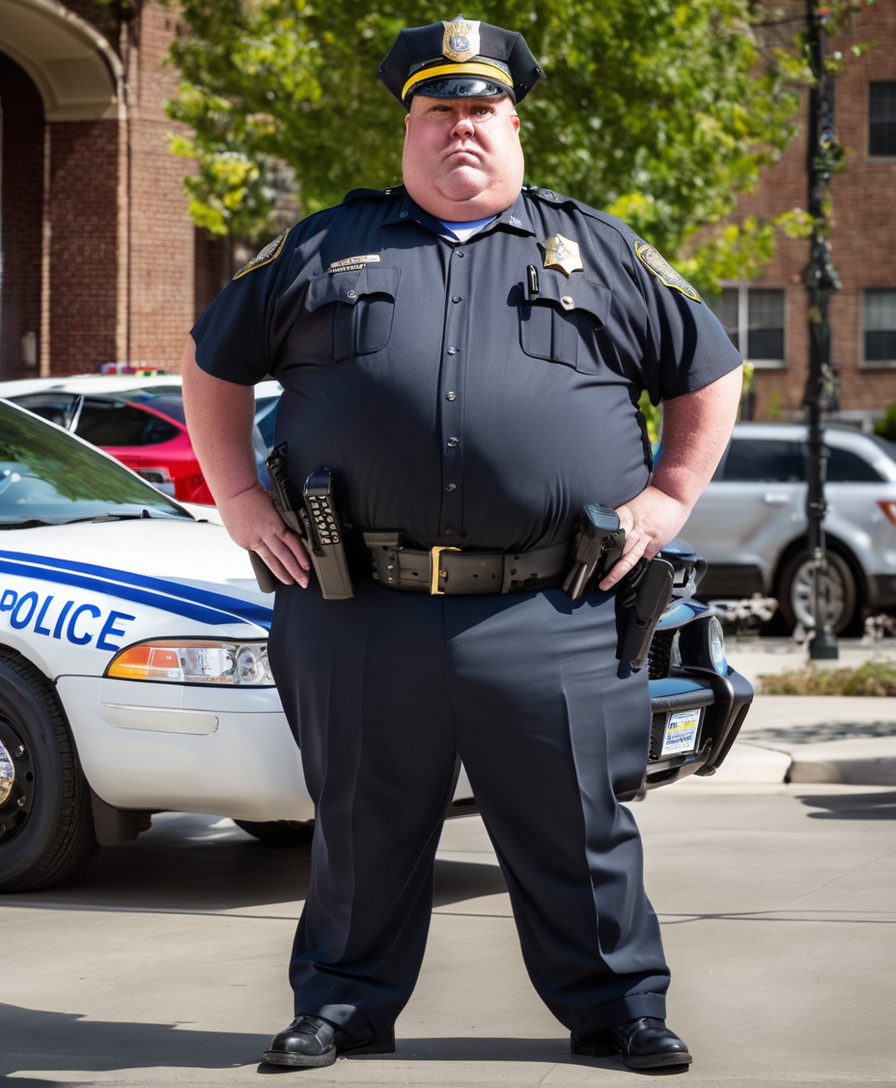 extremely Obese super giant police officer who weighs over ... by tony ...