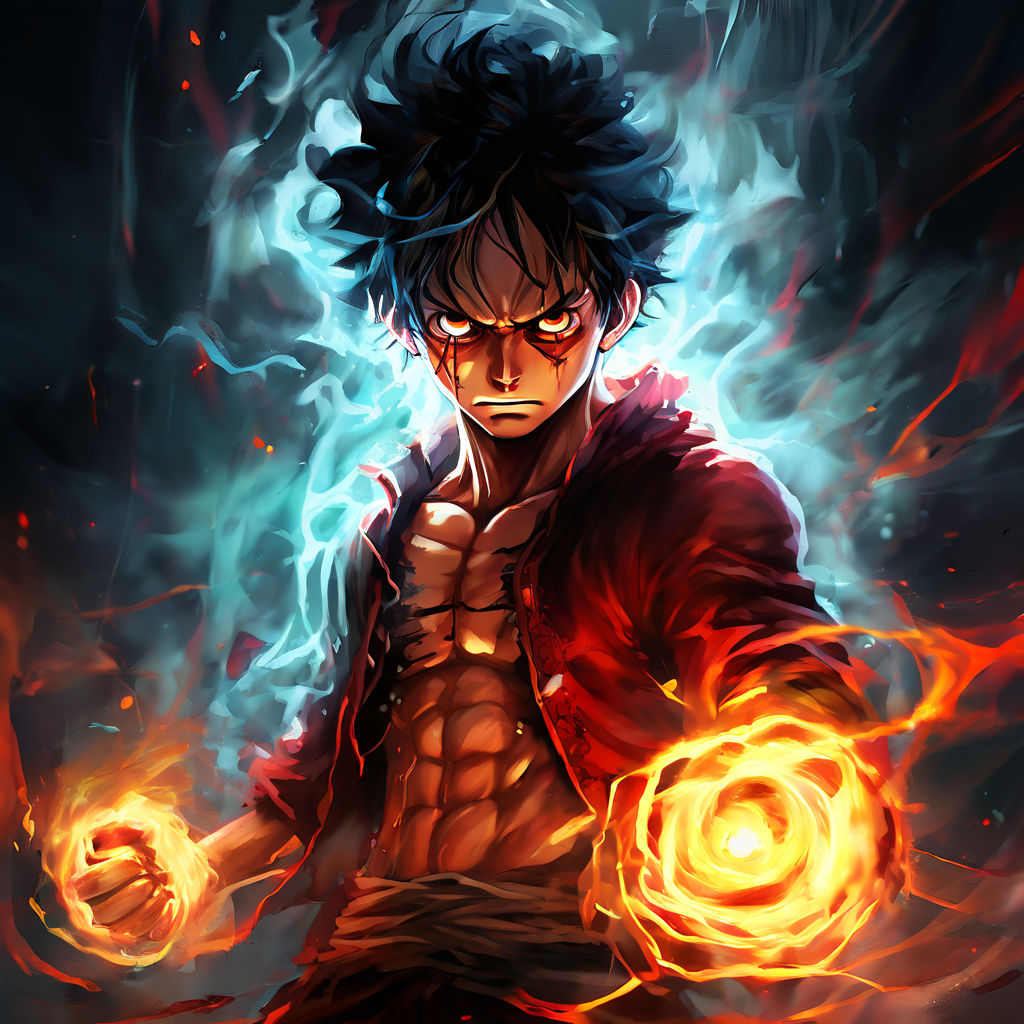 Luffy in his Gear Fifth transformation by Miguel Balioni - Playground