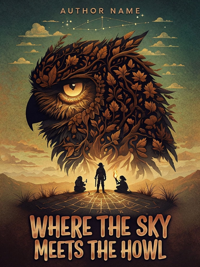 Mystical Owl Adventure in Where the Sky Meets the Howl EBook Cover