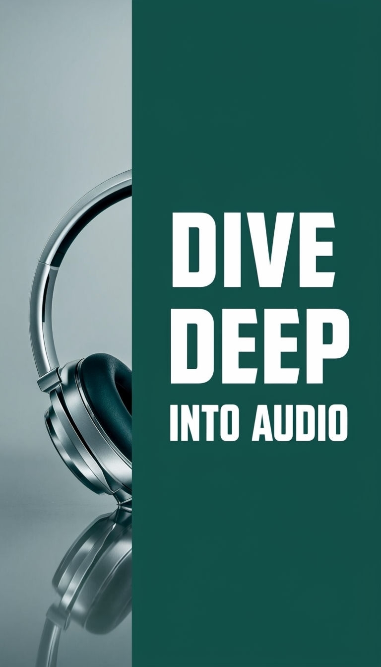 Dive Deep Into Audio Headphones Advertisement Design Ads