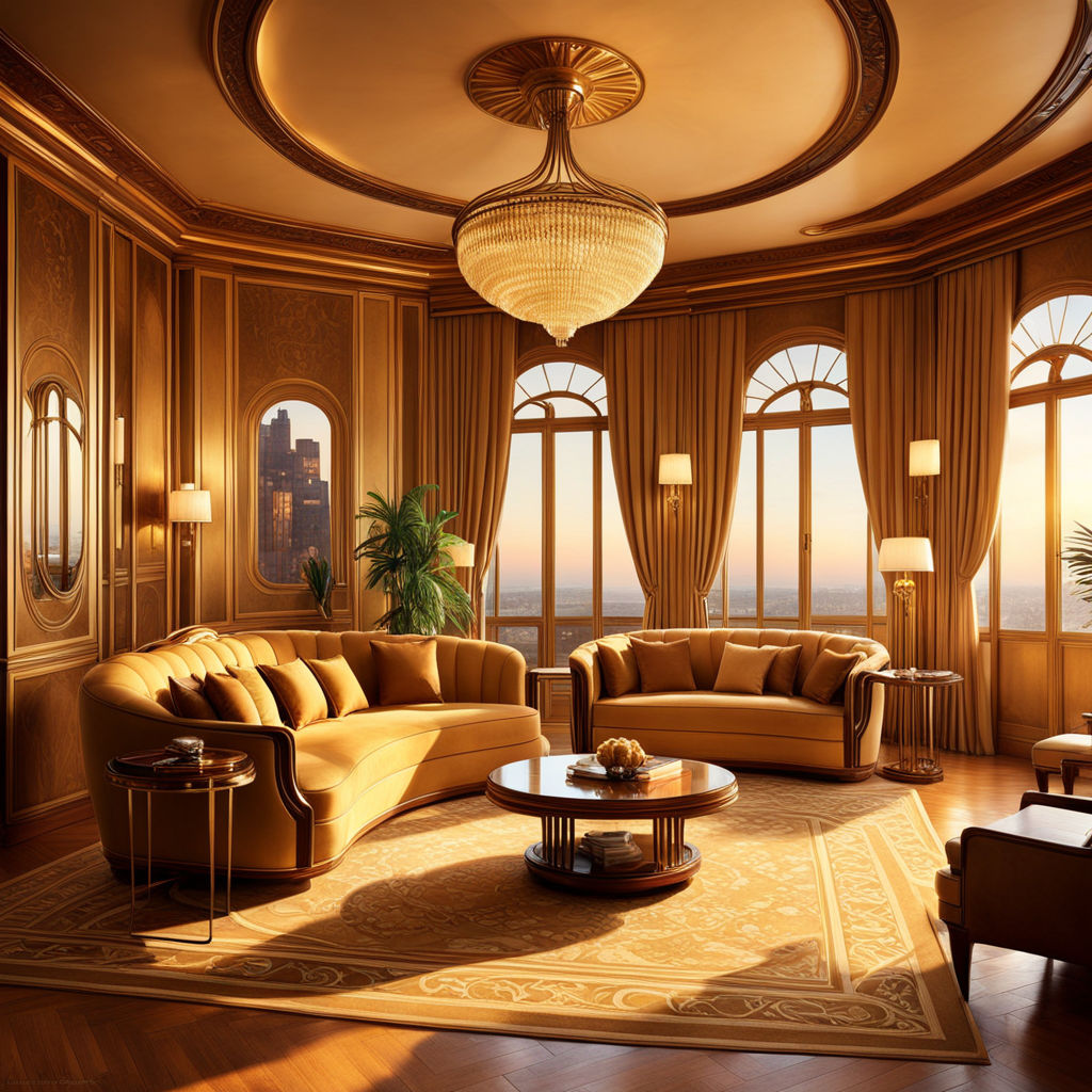 Livingroom art deco style by AlezSmurf - Playground