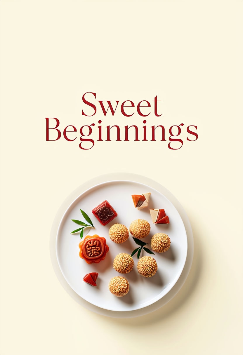 Elegant Sweet Beginnings Chinese New Year Sweets Social Media Post