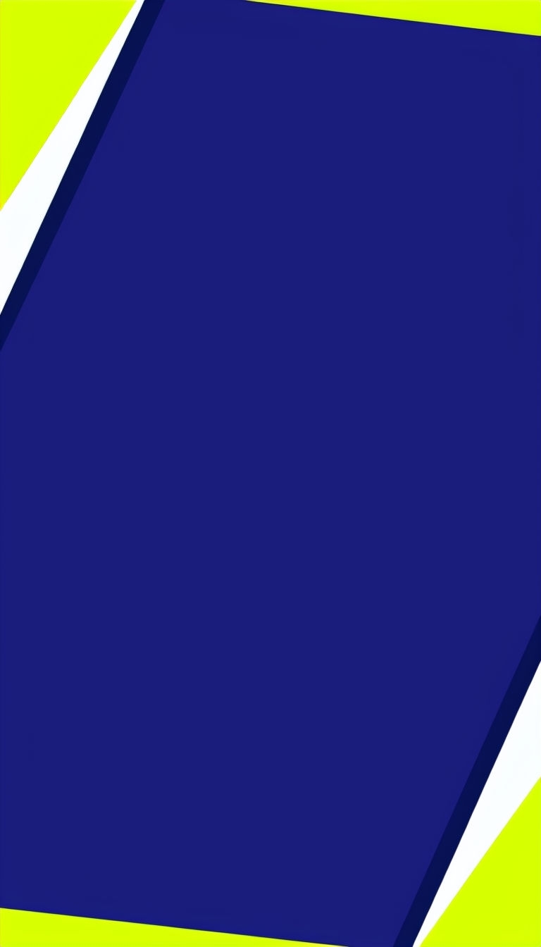Bold Abstract Geometric Lines on Indigo Background Social Media Post