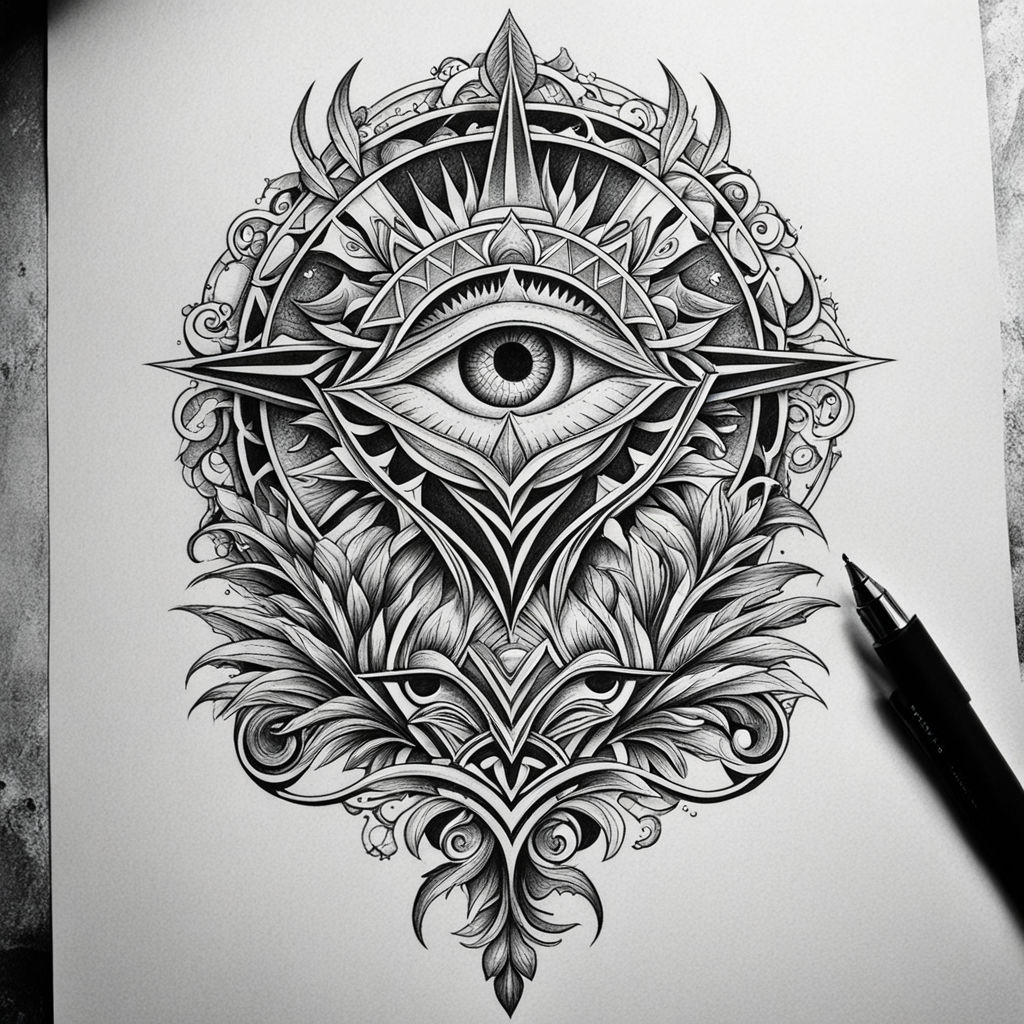 Vision of escaflown tattoo Sketch by Anna Bekk - Playground