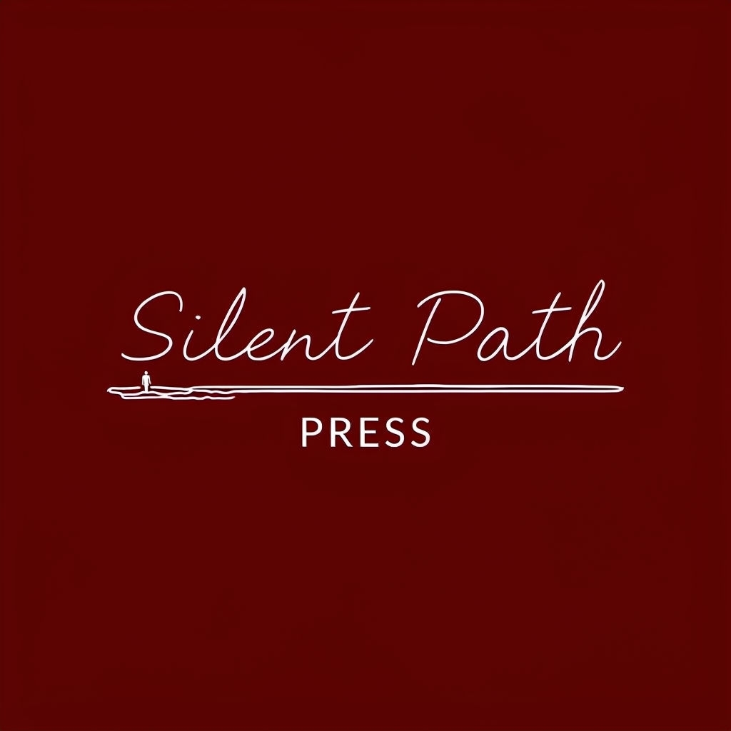 Minimalist Silent Path Logo for Contemplative Literary Press Logo