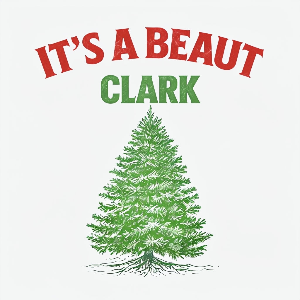 It's A Beaut Clark Vintage Christmas Tree T-Shirt