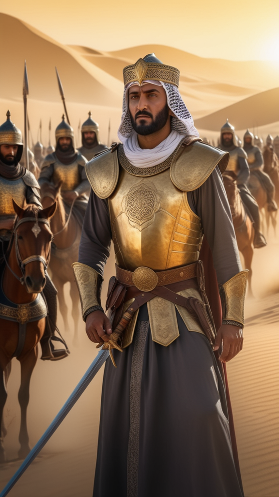 Hyper-realistic portrait of Saladin by Aplicaciones de Amor - Playground