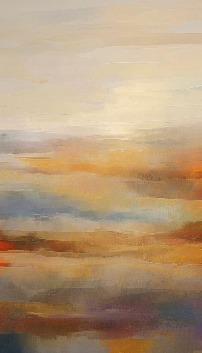 Dreamlike Abstract Landscape with Soft Lighting Phone Case Cover