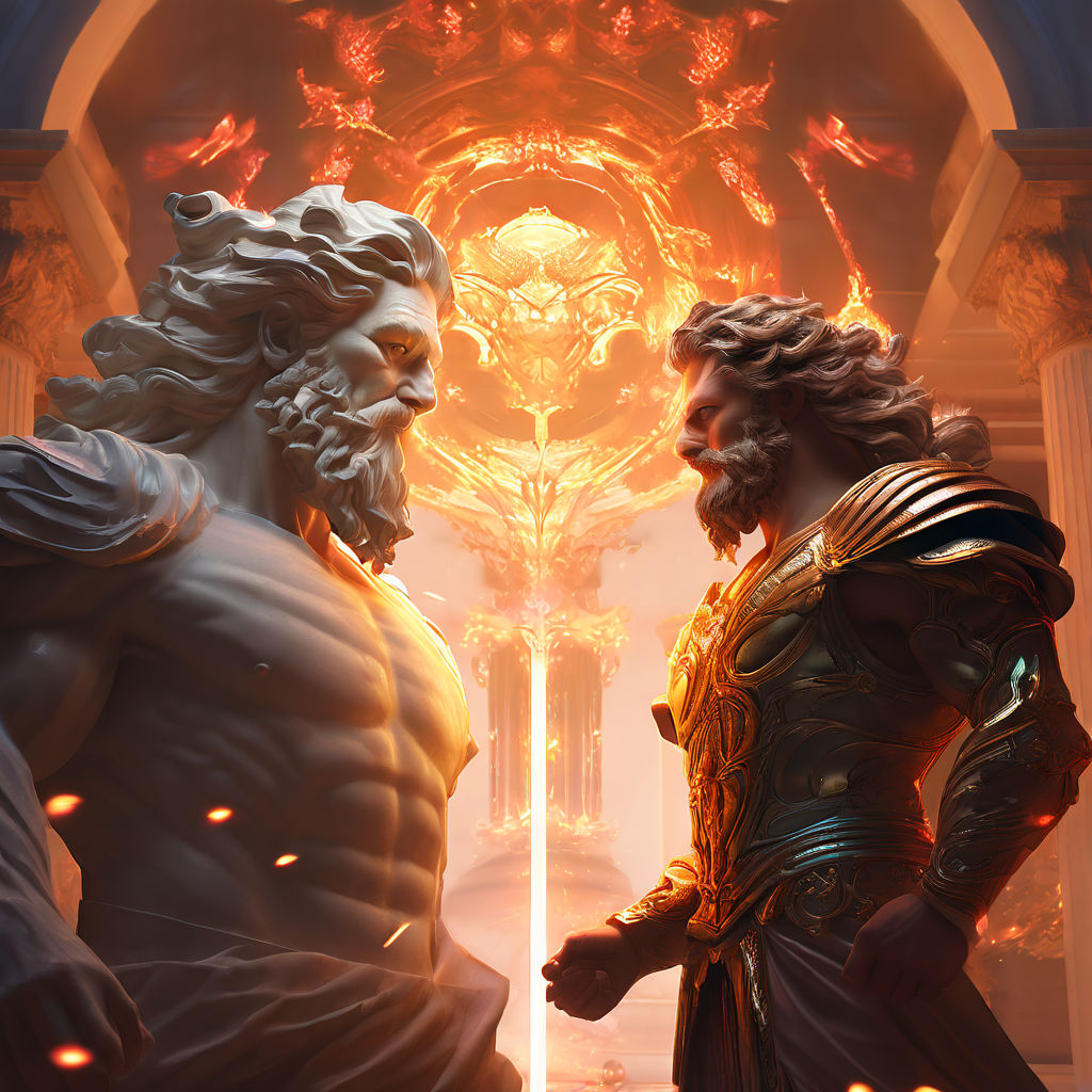 Zeus vs cronos by Kalel Gomes - Playground